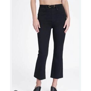 NWT SPANX BNWT Cropped Flare Jeans Black Wash size Size XS petite
